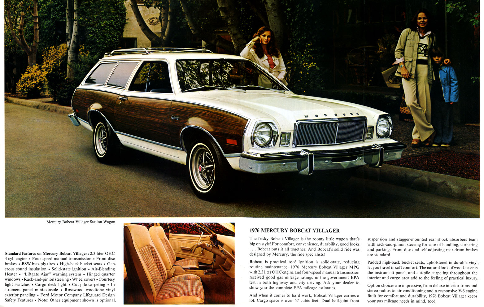 1976 Mercury Wagons Brochure Page 3